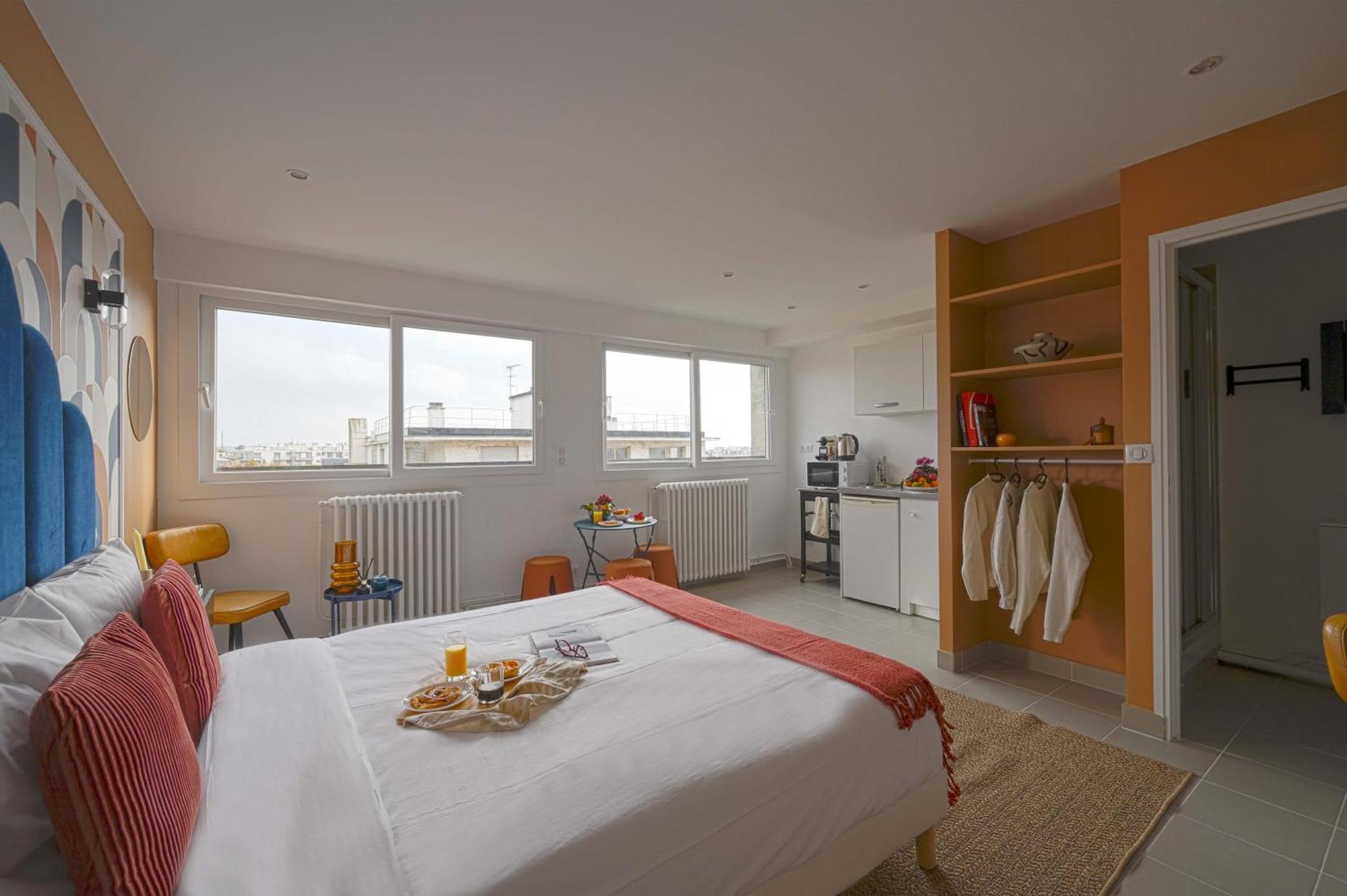 Modern Bright Apartment In Appart'Hotel Saint-Maur-des-Fossés Exterior foto